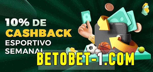 10% de bônus de cashback na betobet 